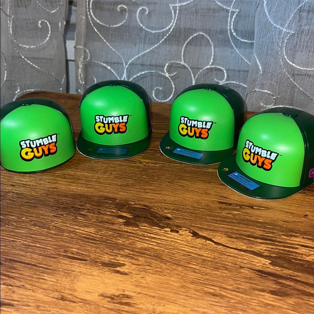 Stumble Guys Green Snapback Hat (QTY 4)